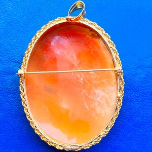 Collana cammeo artigianale stile fantasy, regalo per lei, gioiello femminile esclusivo image 6