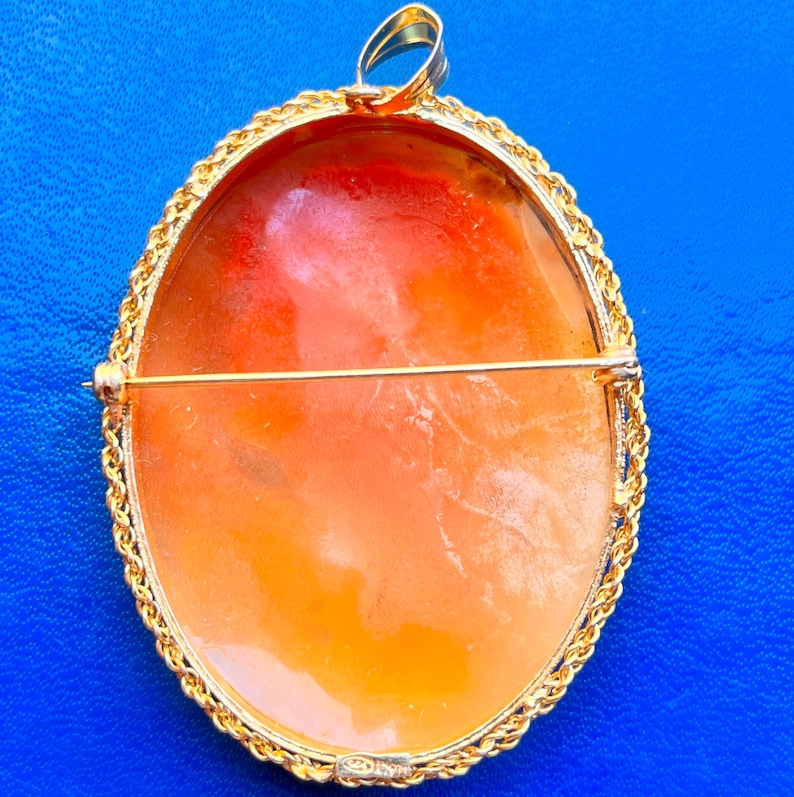 Collana cammeo artigianale stile fantasy, regalo per lei, gioiello femminile esclusivo image 6
