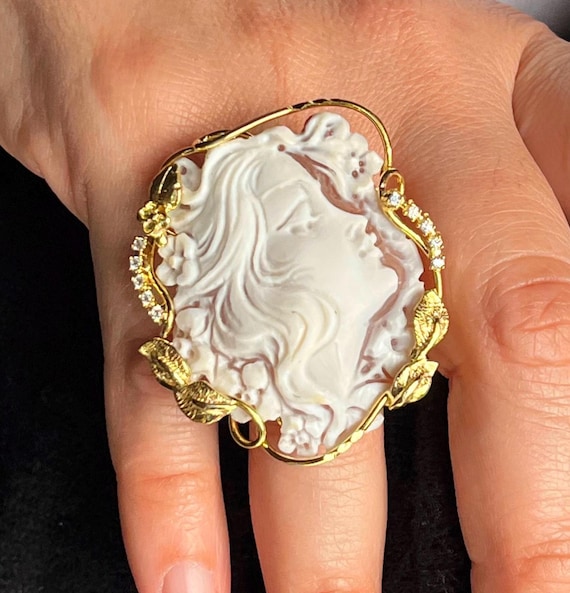 Bague En Coquillage Unisexe - Taille 18 - Occasion