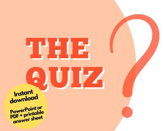 7-Round Trivia Quiz - Fun for Family & Friends (Digital Download)