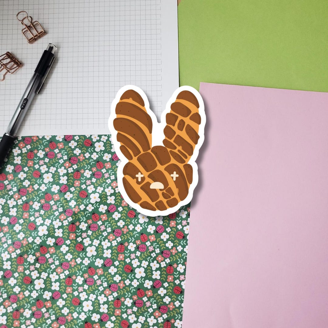 Bad Bunny Concha Vinyl Sticker | Bad Bunny Sticker | Concha Sticker ...