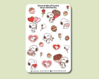 Esnupi Valentine's Sticker Sheet