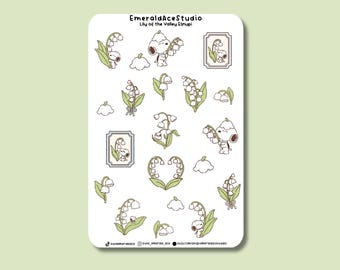 Lily of the Valley Esnupi  Sticker Sheet