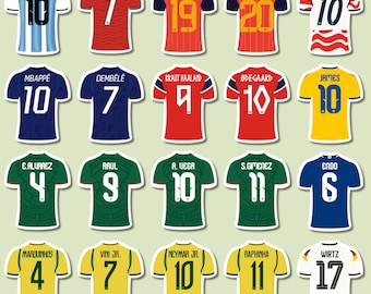 2026 World Cup Jersey Stickers