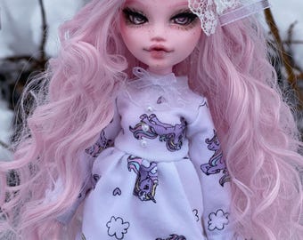 doll draculaura g3 ooak repaint custom