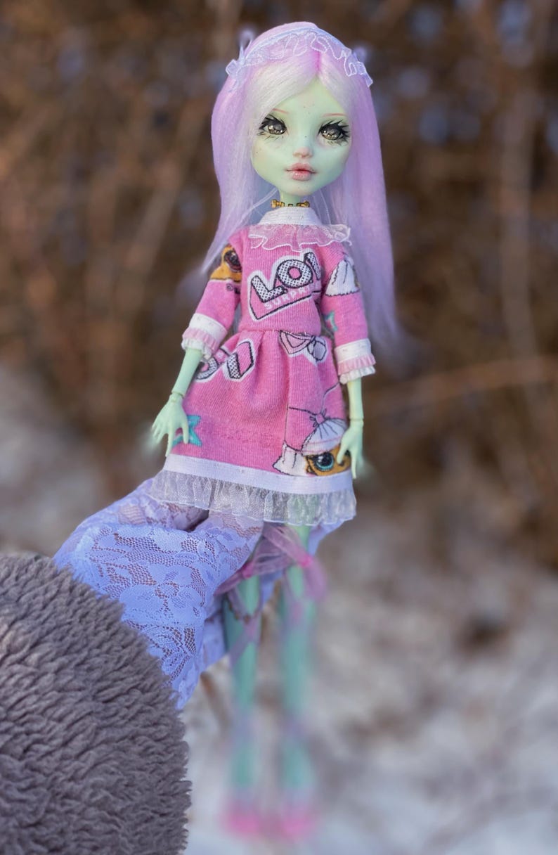 Monster High Doll Frankie G1 Ooak Repaint Custom - Etsy