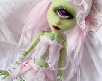 doll create a monster cyclop g1 ooak repaint custom