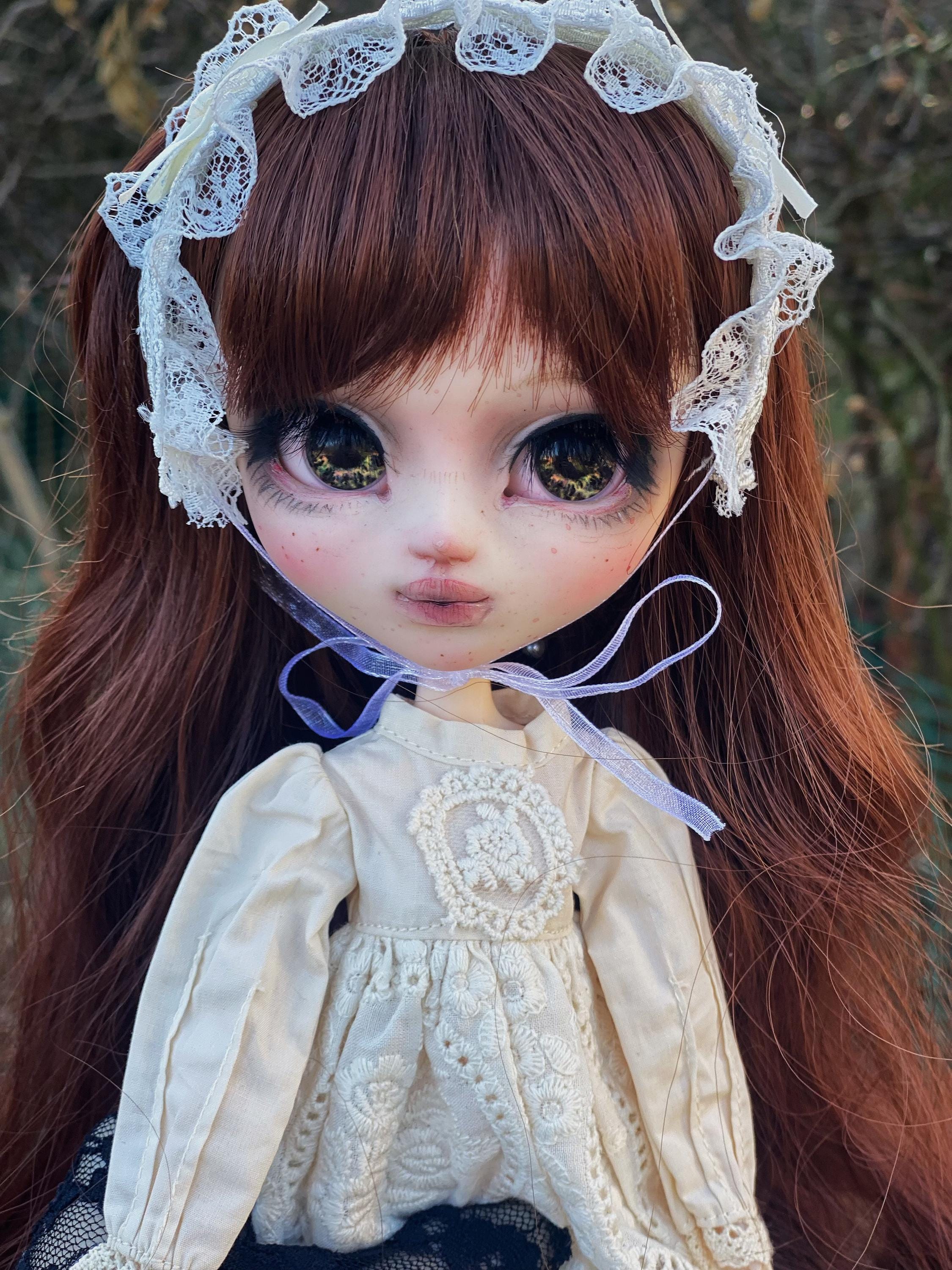 Tête De Poupée Pullip Full Custo - Occasion - Pour Customisation Ou Pièces
