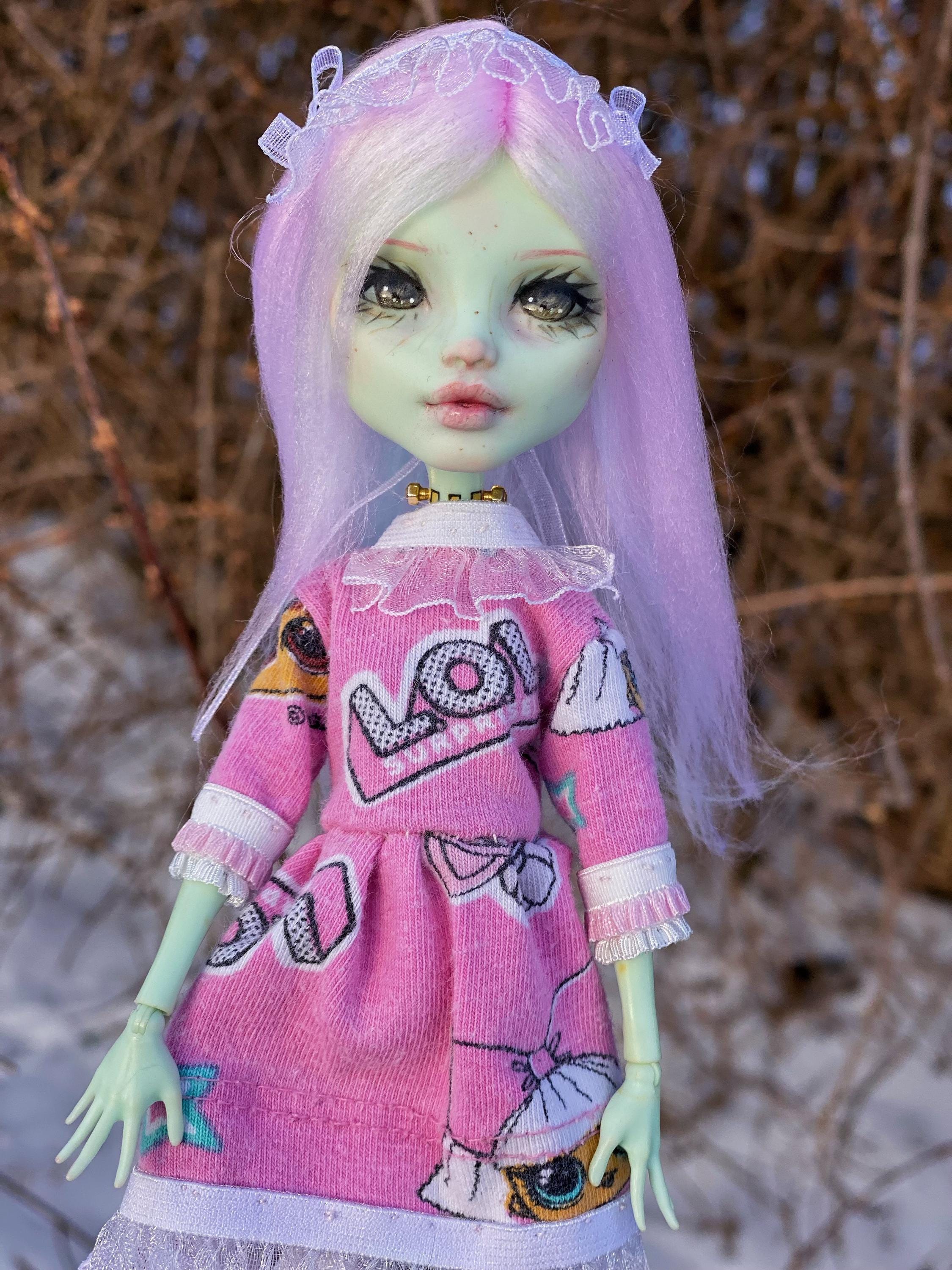 Monster High Doll Frankie G1 Ooak Repaint Custom - Etsy