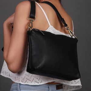 Leather crossbody bags for women Large crossbody bag leather purse gift for her Brown shoulder Personalized bag sling bag Birthday Gift
