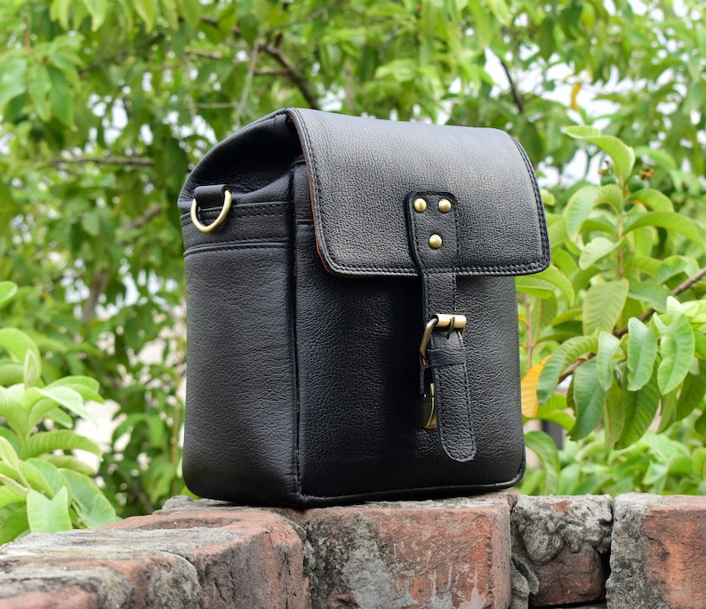 Handmade Leather Camera Bag Personalised DSLR Camera Bag Etsy