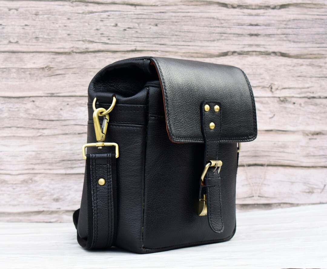 Handmade Leather Camera Bag Personalised DSLR Camera Bag Etsy