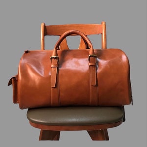 Monogrammed Leather Weekender Bag Luggage bag Personalized Leather Duffle Bag Carry On Travel Bag For Men overnight bag Birthday Gift