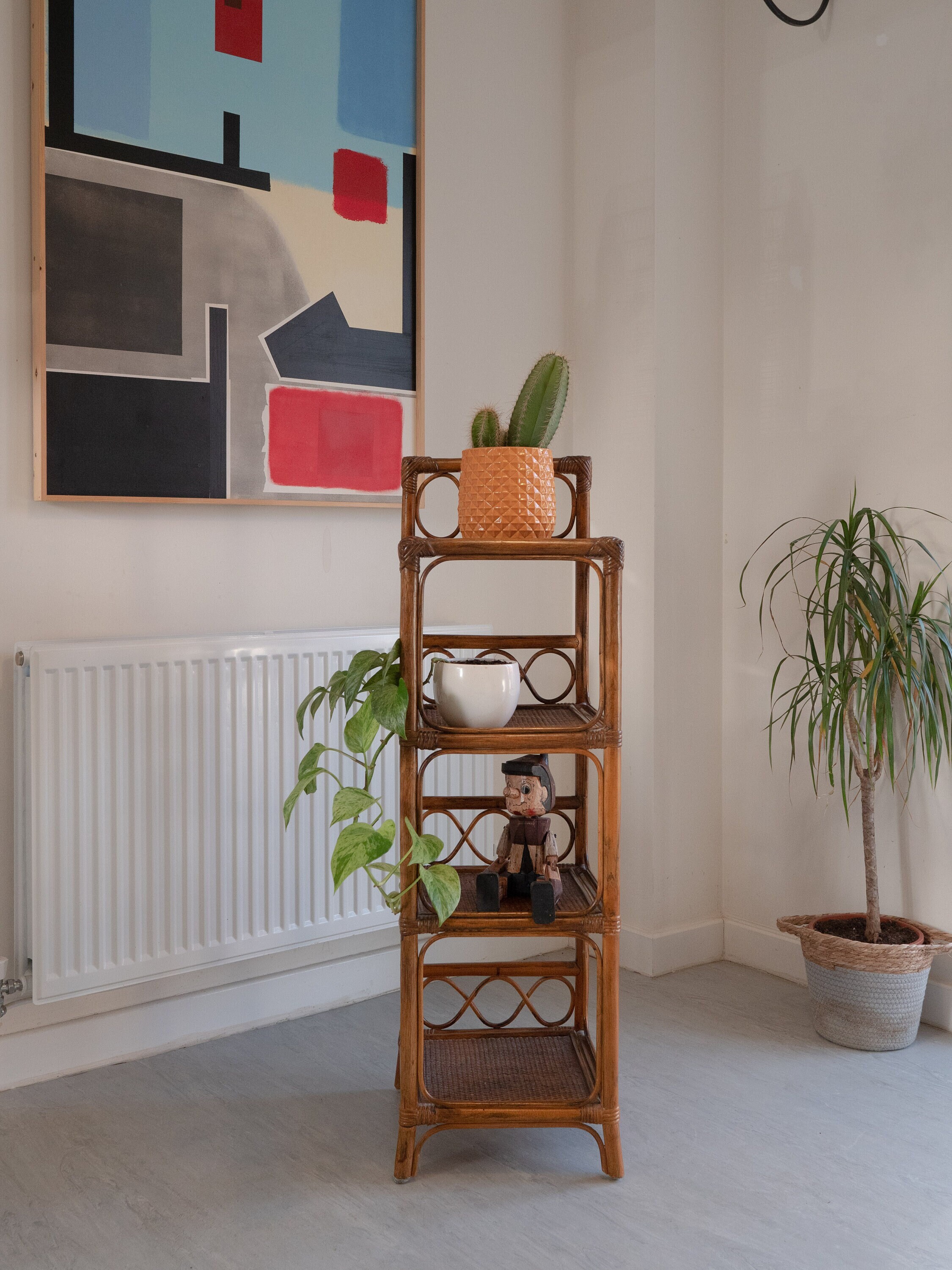 Rattan wall unit deals