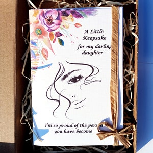 Keepsake Gift Box for Daughter: Proud of You Card from Mum