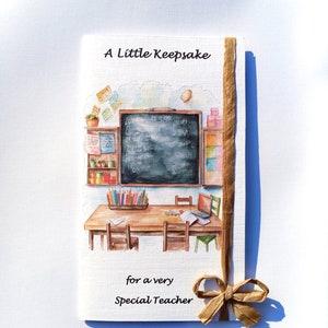 Un pequeño recuerdo - para un MAESTRO MUY ESPECIAL Tarjeta de agradecimiento al maestro Regalo especial para un maestro maravilloso