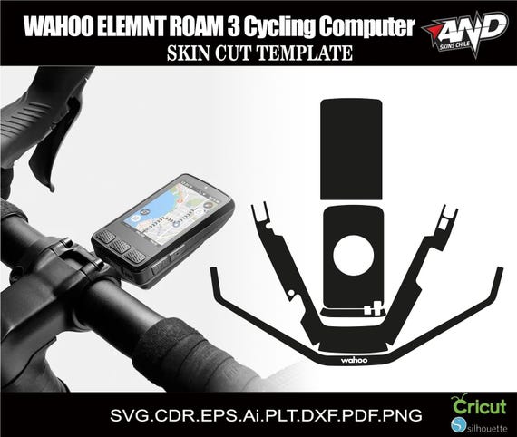 Wahoo Elemnt Roam 3 Skin Template SVG EPS PNG Vinyl Wrap Cut File