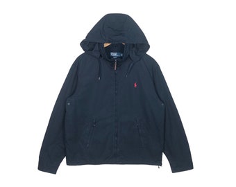 ジャケット・アウター 90s Polo Ralph Lauren Hooded Zip Jacket Vintage Polo Ralph Lauren Nylon Hoodie Jacket - Etsy Norway