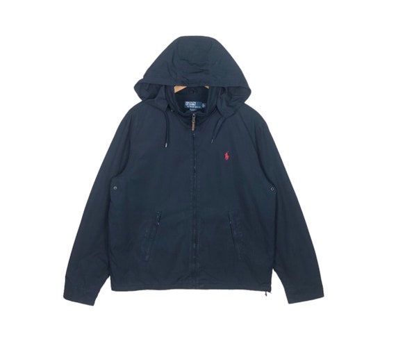 Vintage Polo Ralph Lauren Nylon Hoodie Jacket - Etsy