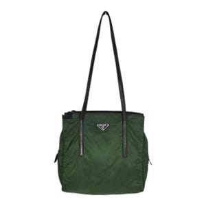 Prada Nylon Tote Bag Green - Etsy