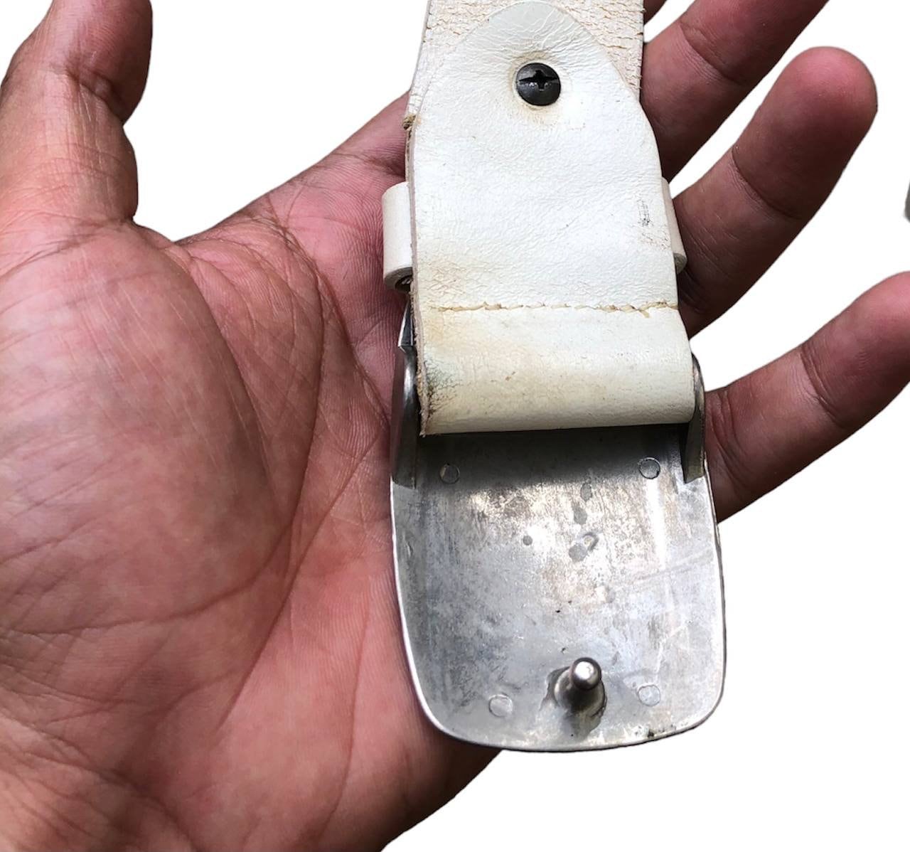 アクセサリー TAKAHIROMIYASHITA TheSoloist Number Nine Vintage 90s Number Nine Takahiromiyashita the Soloist White Belt