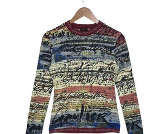 【40】Jean Paul GAULTIER FOR SEPTPREMIÈRES Jean Paul Gaultier × SEPT PREMIÈRES Scale pattern knit dress