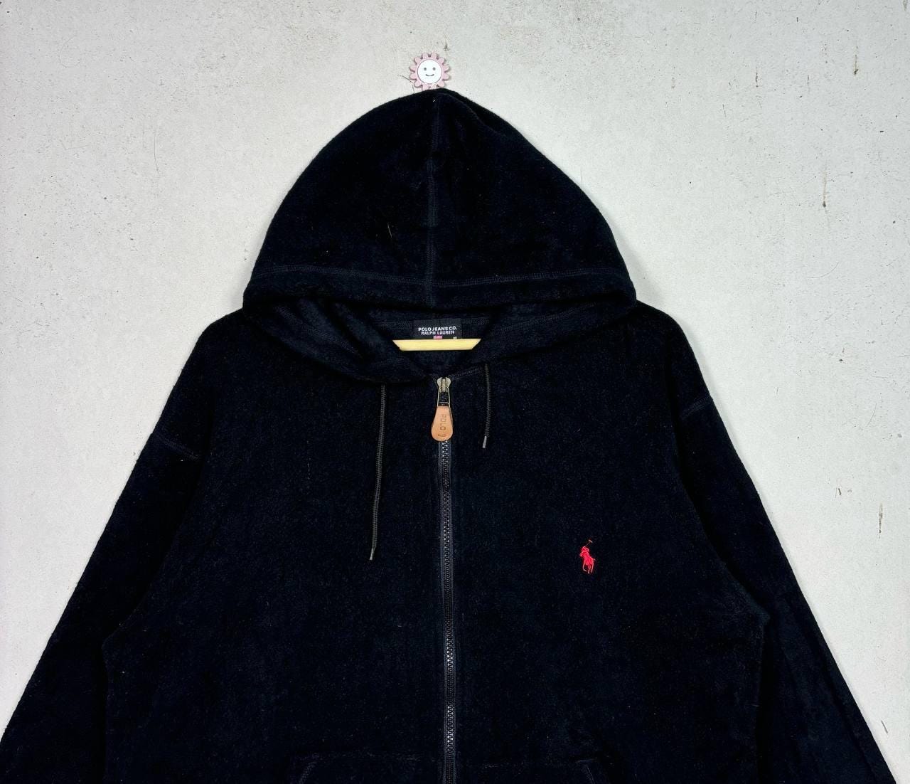 Vintage 90s Polo Jeans Co. Ralph Lauren Fleece Full Zip Hoodie