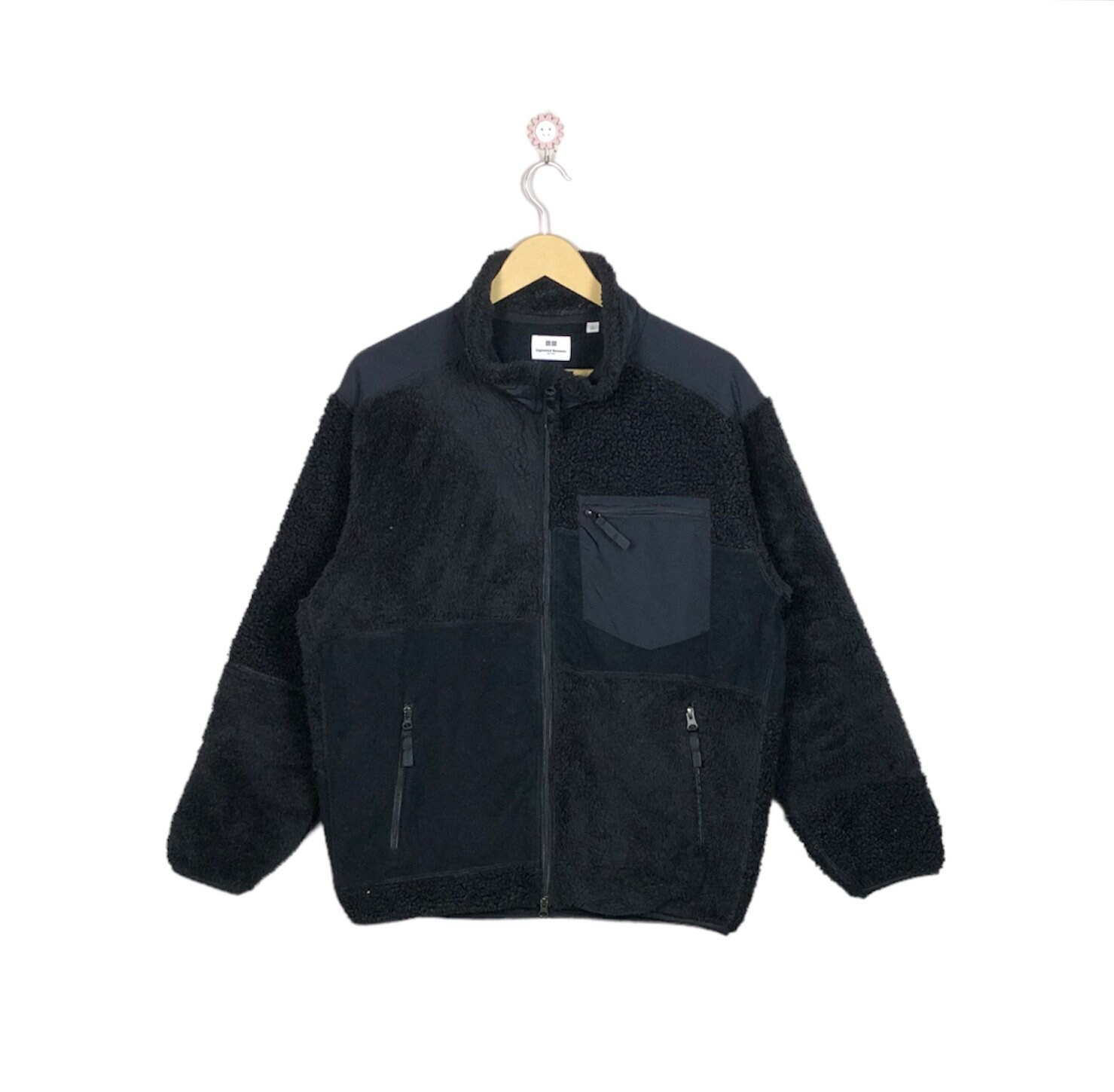 Buy Vintage Engineered Garments X Uniqlo Sherpa Boa Black Jacket
