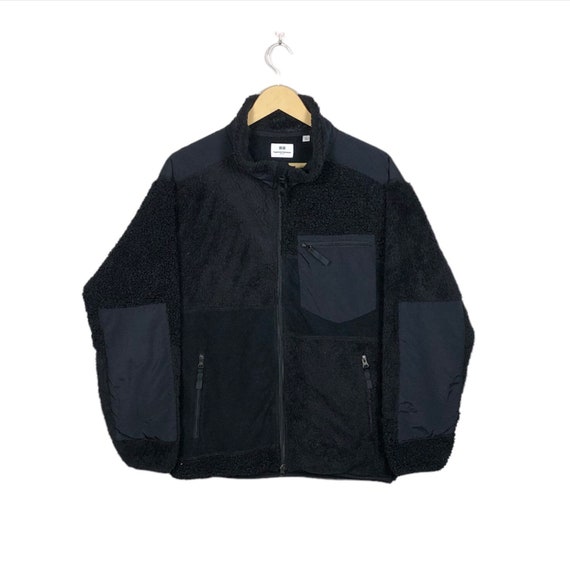 Buy Vintage Engineered Garments X Uniqlo Sherpa Boa Black Jacket Buy Vintage Engineered Garments X Uniqlo Sherpa Boa Black Jacket