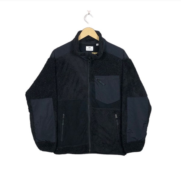 Vintage Engineered Garments X Uniqlo Sherpa Boa Black Jacket