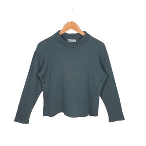 RARE!! Vintage 90s Issey Miyake Men Turtleneck Tshirt Luxury Fashion Style Japanese Designer