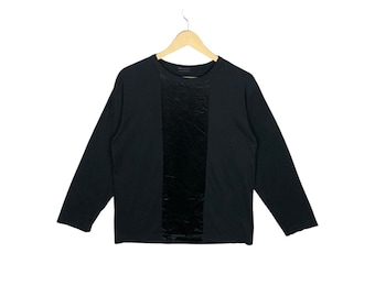 Vintage Yohji Yamamoto Y’s For Living Long Sleeve Black Tee