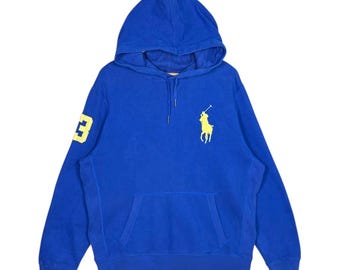 Vintage Ralph Lauren Big Pony Zip Hoodie Size Large Orange - Etsy