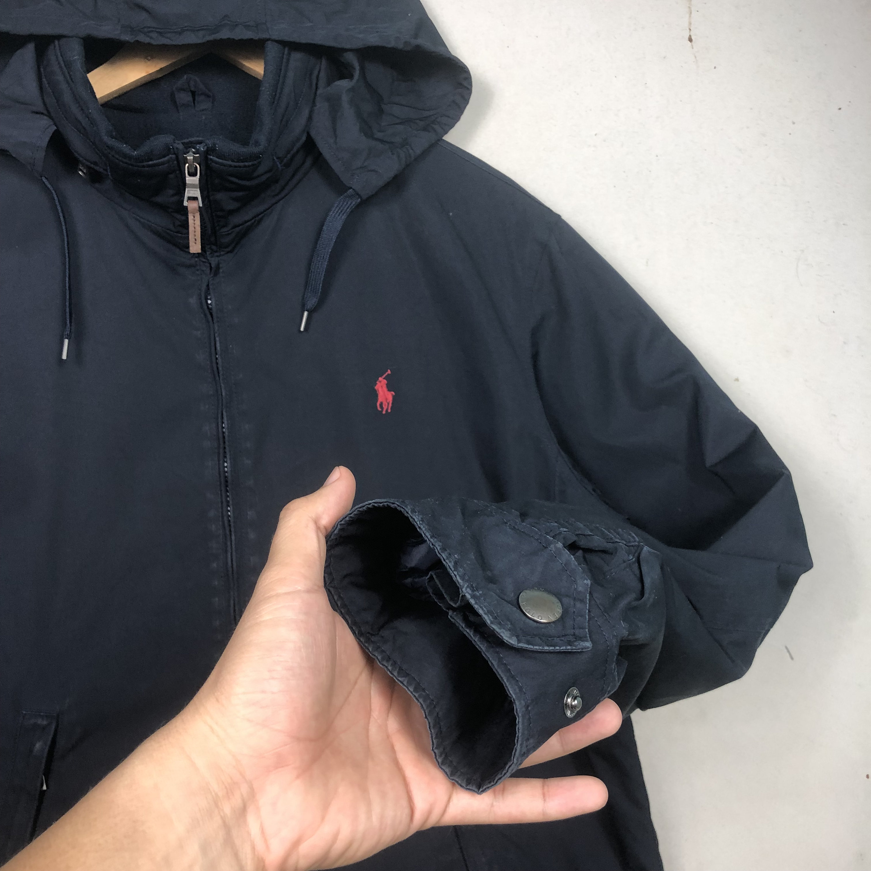 Vintage Polo Ralph Lauren Nylon Hoodie Jacket - Etsy