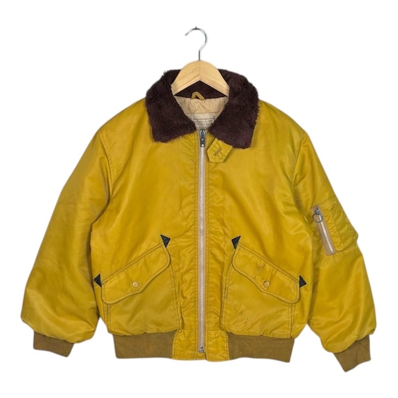 実物　80s MIL-J-8279 ma1 jacket vintage Vintage 70s Alpha Industries MA-10 Flight Jacket Large MIL-J-8279E