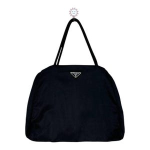 Vintage Prada Tessuto City Cloth Nylon Hand Bag | Black Prada