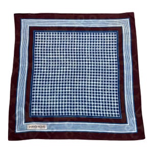 Luxury Vintage Yves Saint Laurent Scarf Neckerchief Handkerchief