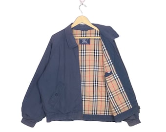 Burberry London Duffle Coat Jacket Nova Check Wool Jacket