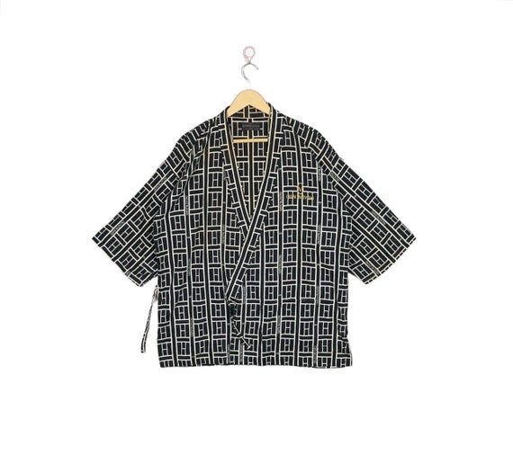 Vintage Gianni Valentino Monogram Kimono Pyjamas - image 1