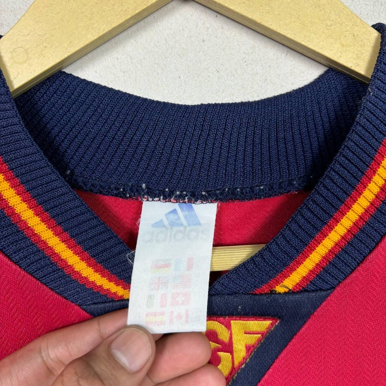 Vintage Spain 1998 World Cup Jersey Adidas Home Football Shirt L