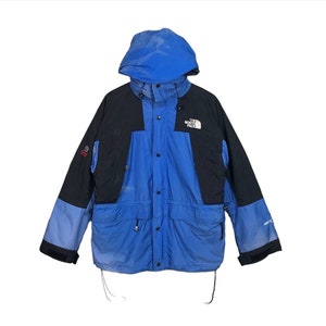 Vintage 90s The North Face Gore-Tex Summit Series Hardshell Quest Mountain Ski Hooded Jacket Rescue Dryvent Colorway SUN FADED STYLE!!