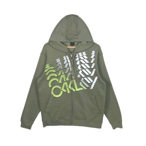 Vintage Oakley Spellout Hoodie Sweatshirt