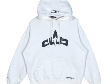Sudadera con capucha vintage O'Neill de los años 90, equipo de surf, monopatín y surf