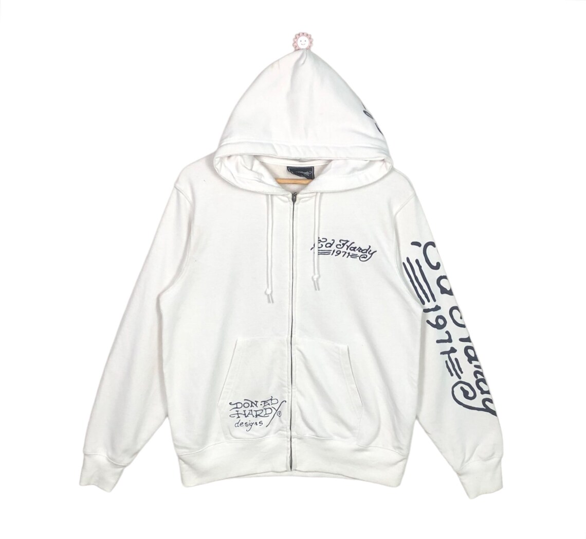 Ed Hardy Christian Audigier Los Angeles Devil Print Hoodie Etsy Canada