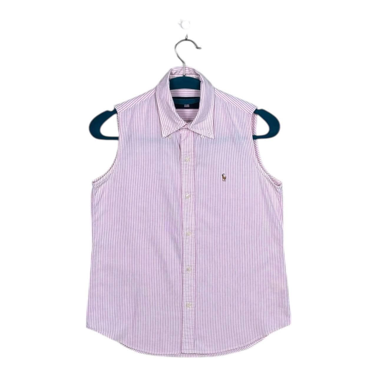 Vintage 90s Ralph Lauren Polo Sport Sleeveless Shirt Women Medium