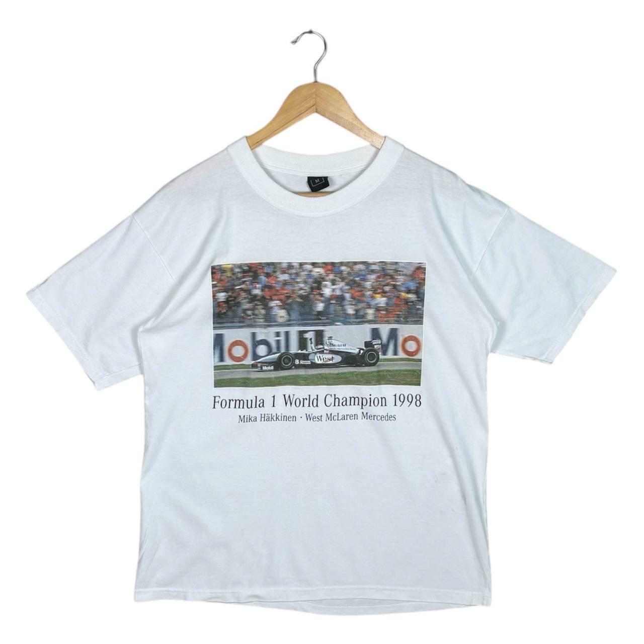ヴィンテージ 1998 ミカ ハッキネン F1 世界選手権 T シャツ - Etsy 日本