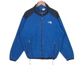 Giacca in pile Polartec Denali The North Face vintage, abbigliamento sportivo invernale, abbigliamento streetwear