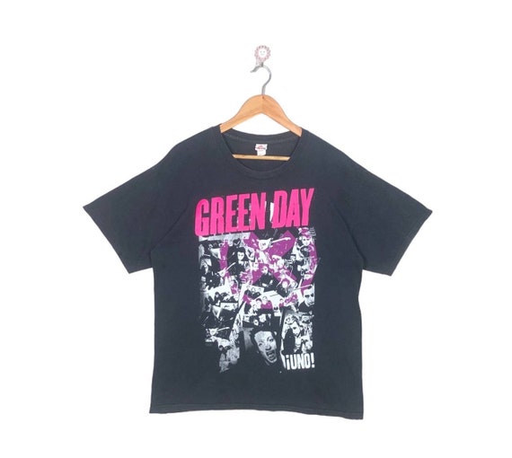 Crazy Y2K Green Day Rock Band Printed T-shirt Band Tee RHCP the