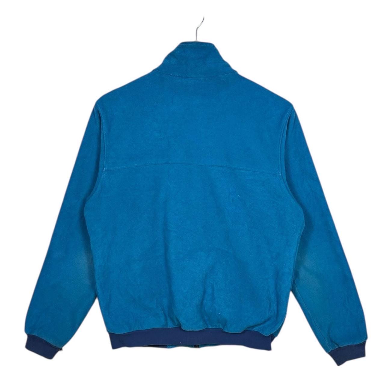 Vintage 90s Patagonia Synchilla Fleece Jacket Blue Full Zip Made