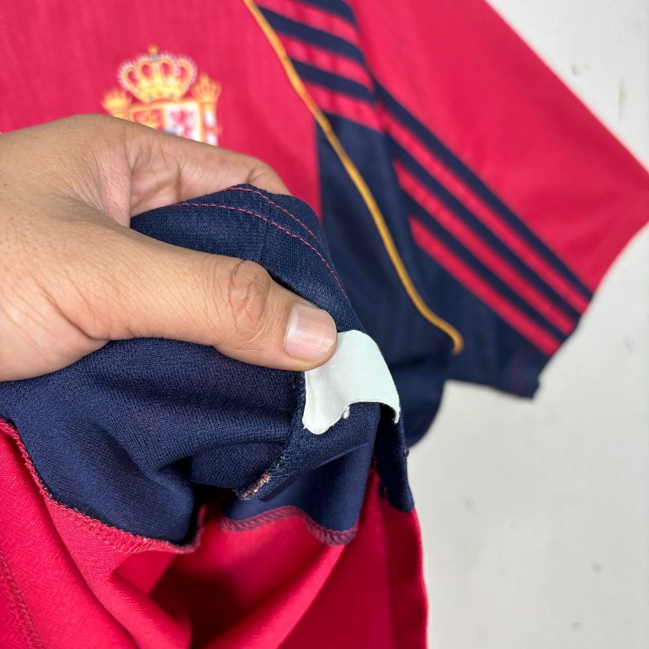 Vintage Spain 1998 World Cup Jersey Adidas Home Football Shirt L